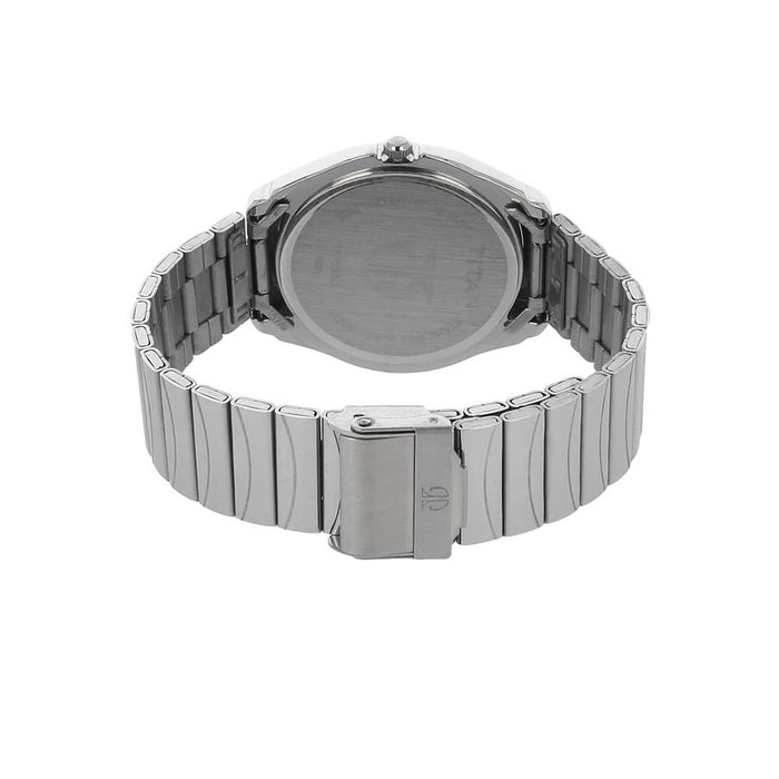 Titan Black Dial Silver Band Analog Stainless Steel Watch For Men -NR1578SM04