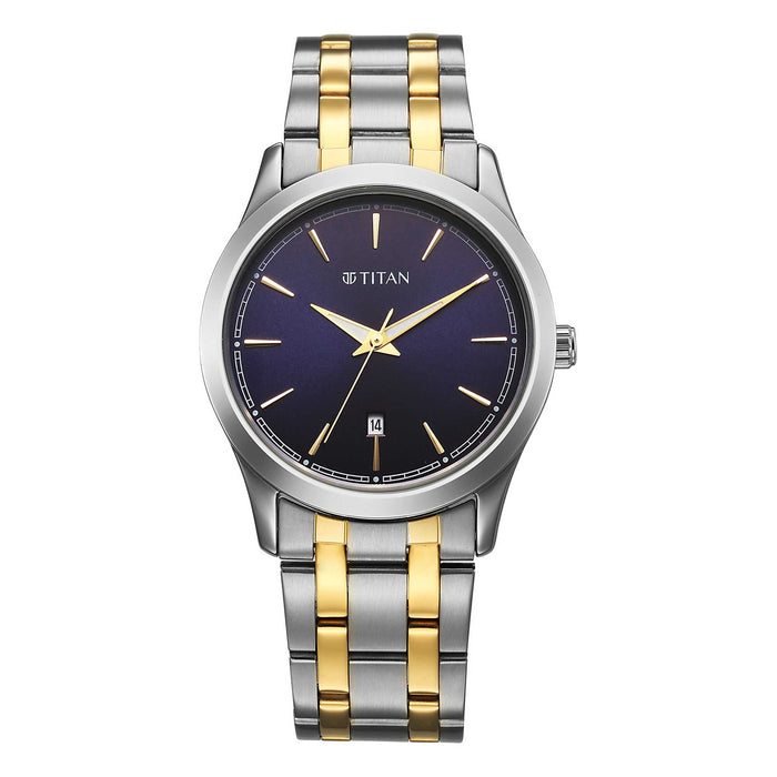 Titan Blue Dial Analog Watch for Men