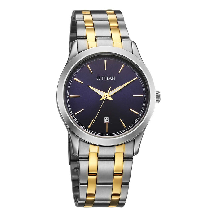 Titan Blue Dial Analog Watch for Men