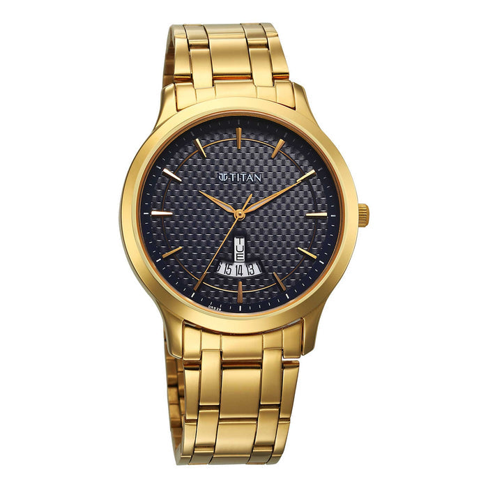 Titan Blue Dial Analog Watch for Men