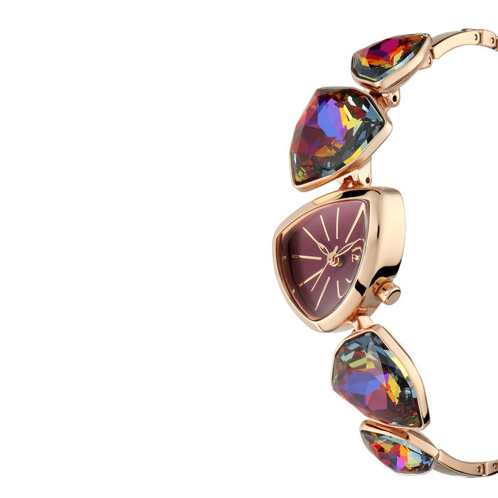 Titan Crystal by Raga I Am Maroon Dial Analog Watch for Women 95095WM02