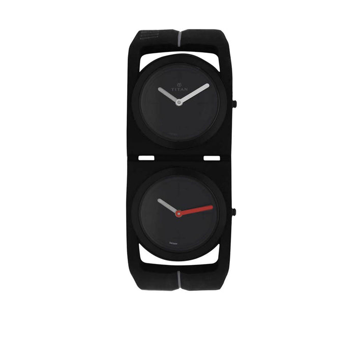 Titan Edge Sport Dual Time Series Ultra Slim Thin Watch for Men 1653NP01