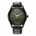 Titan Football Green Dial Leather Strap Watch 1805NL04