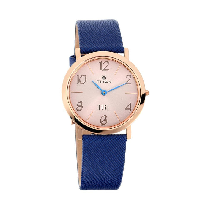 Titan golden stainless steel ladies watch579WL05