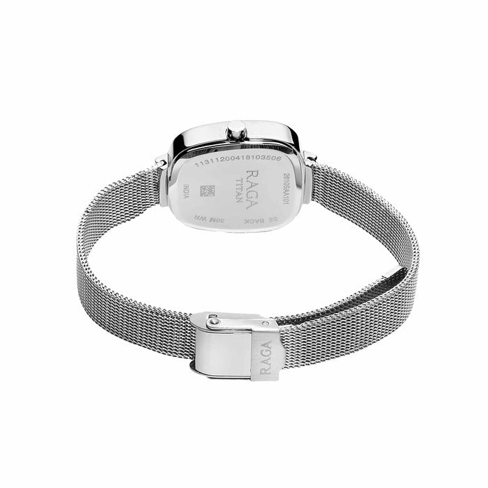 Titan Grey Dial Analog with Date Watch for Women 2610SM01