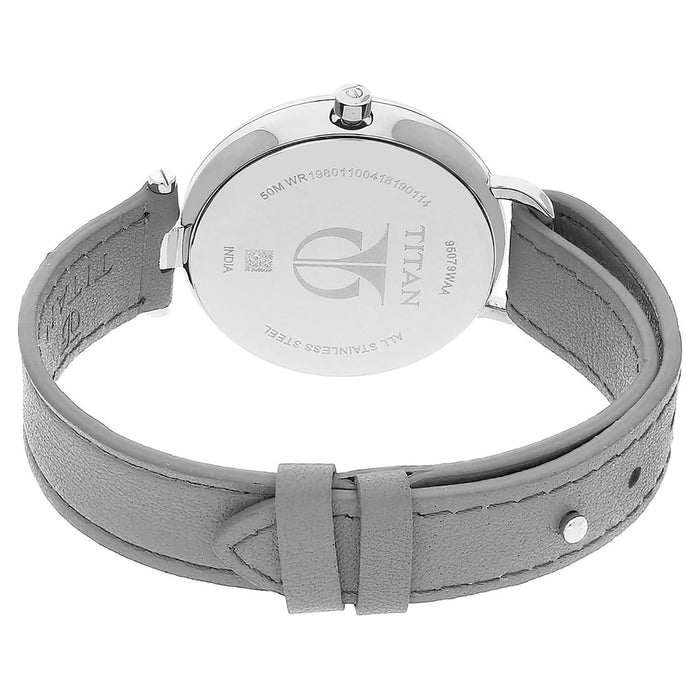Titan Grey Dial Multifunction Watch for Women 95079SL01