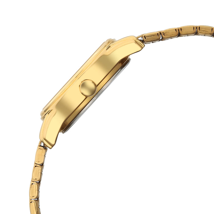 Titan Karishma Ladies Upg Beige Round Dial Stainless Steel Strap Watch For Women