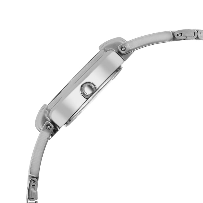 Titan Karishma Ladies Upg Silver Round Dial Stainless Steel Strap Watch For Women