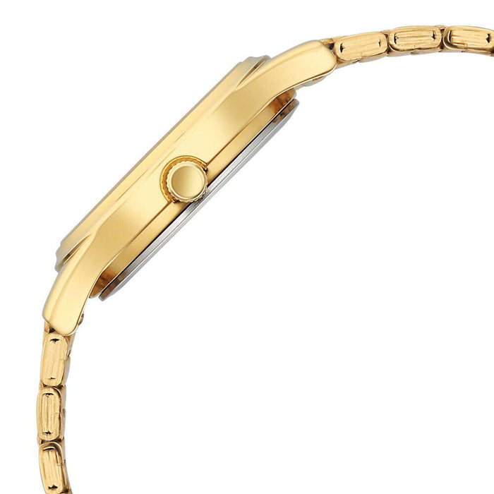 Titan Karishma Quartz Analog Beige Dial Golden Stainless Steel Strap Watch For Women