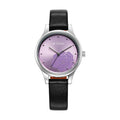 Titan Karishma Quartz Analog Purple Leather Strap for Women 2679SL01