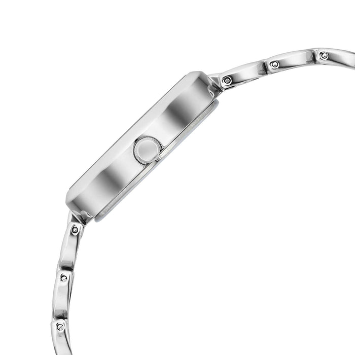 Titan Karishma White Dial Analog Metal Strap Watch for Women 2701SM01