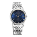 Titan Karishma Zing Quartz Analog Blue Dial Stainless Steel Strap Watch for Men 1638SM02