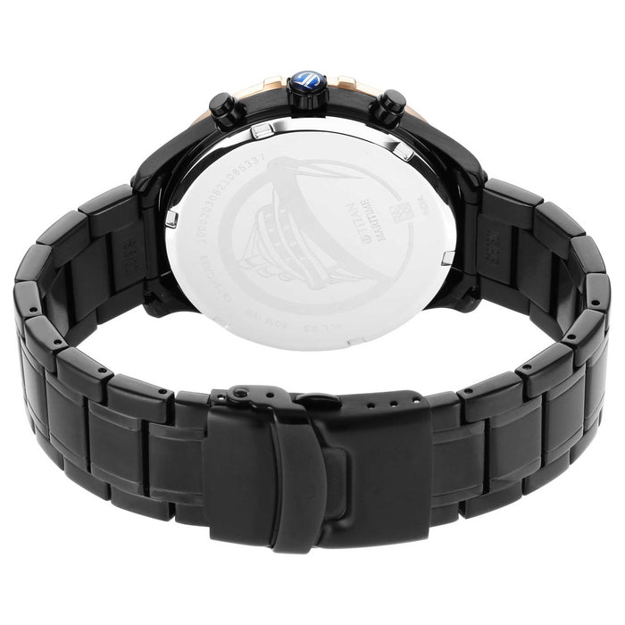 Titan Maritime Watch with Anthracite Dial & Stainless Steel Strap 1873KM01
