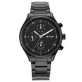 Titan Mens 42 mm Neo VI Phase II Black Dial Stainless Steel Analog Watch - 1803NM01, Black