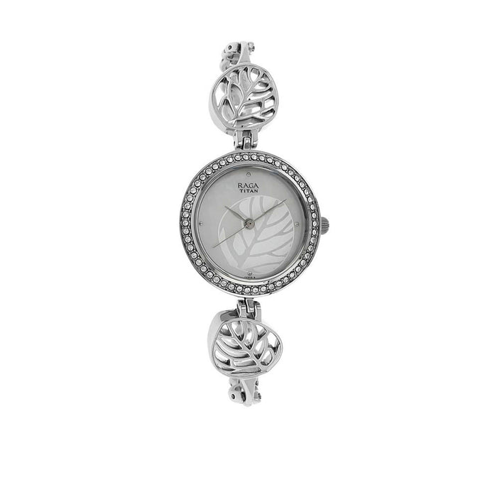 Titan Mother of Pearl Dial Analog Watch for Women 2539SM03