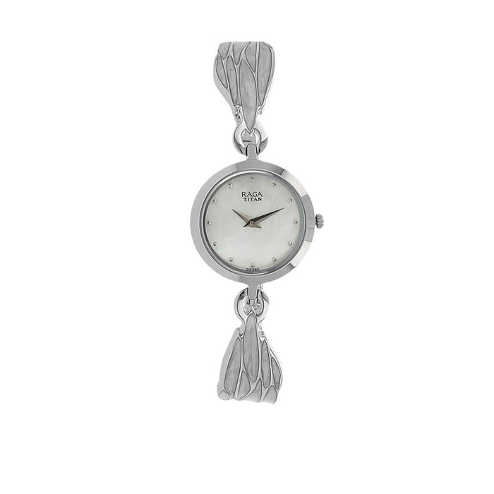 Titan Mother Of Pearl Dial Analog Watch for Women 2540SM02