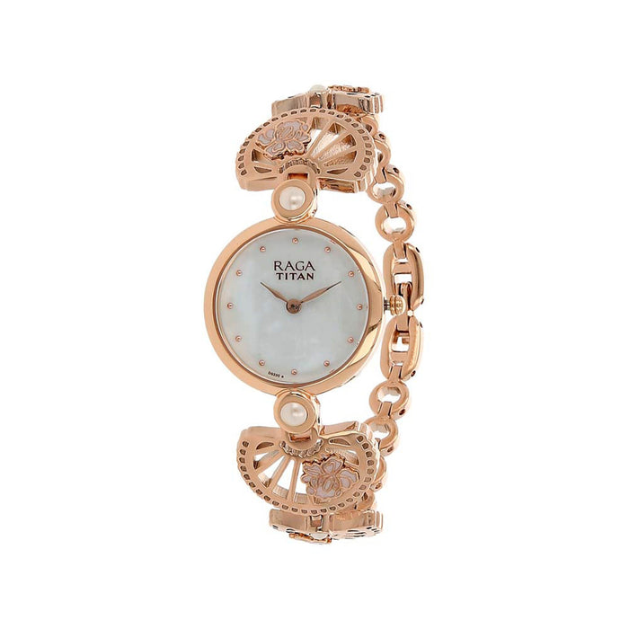 Titan Mother of Pearl Dial Analog Watch for Women 2567WM01