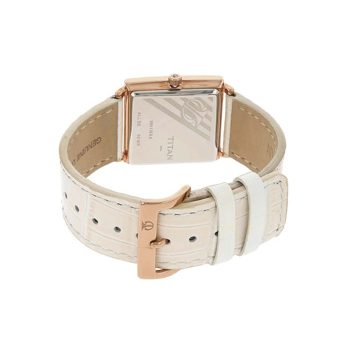 Titan Mother of Pearl Dial Analog Watch for Women 9961WL01