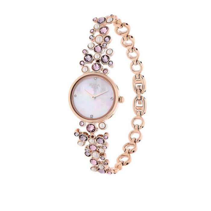 Titan Mother Of Pearl Dial Stainless Steel Strap Watch 95032WM02