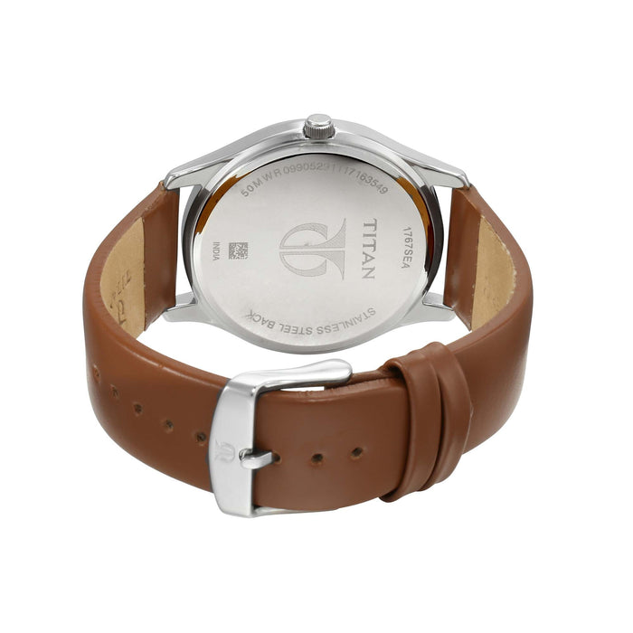 Titan Neo Analog Silver Dial Men's Watch-NL1767SL01/NP1767SL01