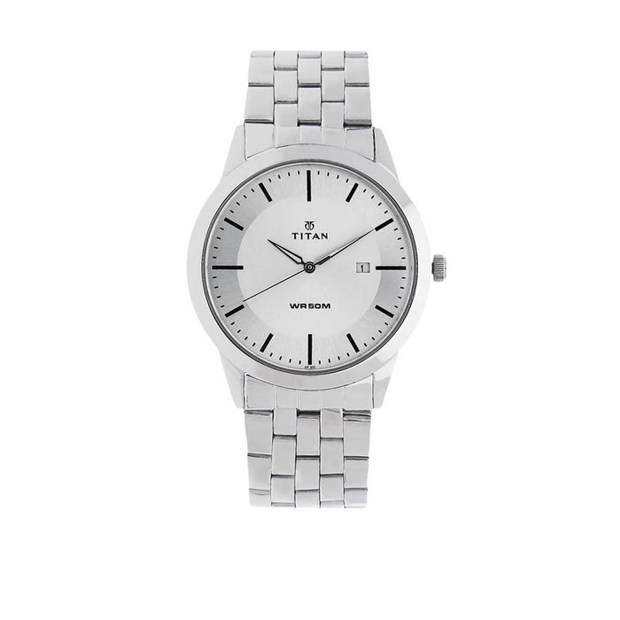 Titan Neo Analog Silver Dial Men's Watch NM1584SM03/NN1584SM03
