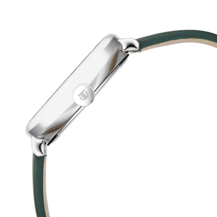 Titan Neo Curve Quartz Analog with Date Green Dial Stainless Steel Strap Watch For Men 1885SL04
