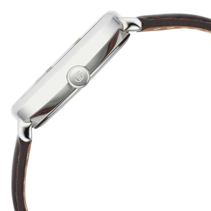 Titan Neo Curve Quartz Analog with Date With Date Blue Dial Brown Leather Strap Watch for Men 1885SL03