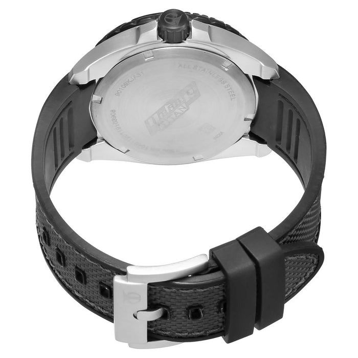 Titan Octane Grey Dial Grey Strap Watch 90109KP01
