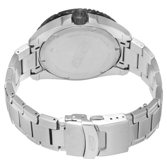 Titan Octane Silver Dial Silver Strap Watch 90109KM01