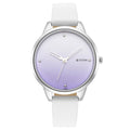 Titan Pastel Dreams Purple Dial White Leather Strap Watch 2664SL03