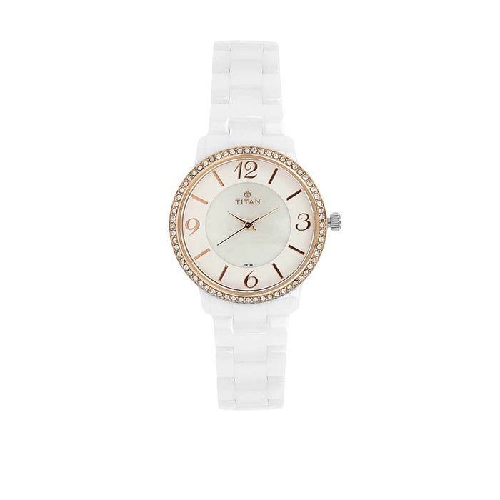 Titan Purple Analog Watch for Women 95017KC01