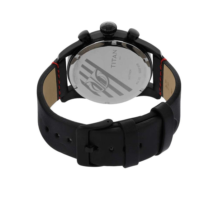 Titan Purple Black Dial Analog Watch for Men 9477NL01