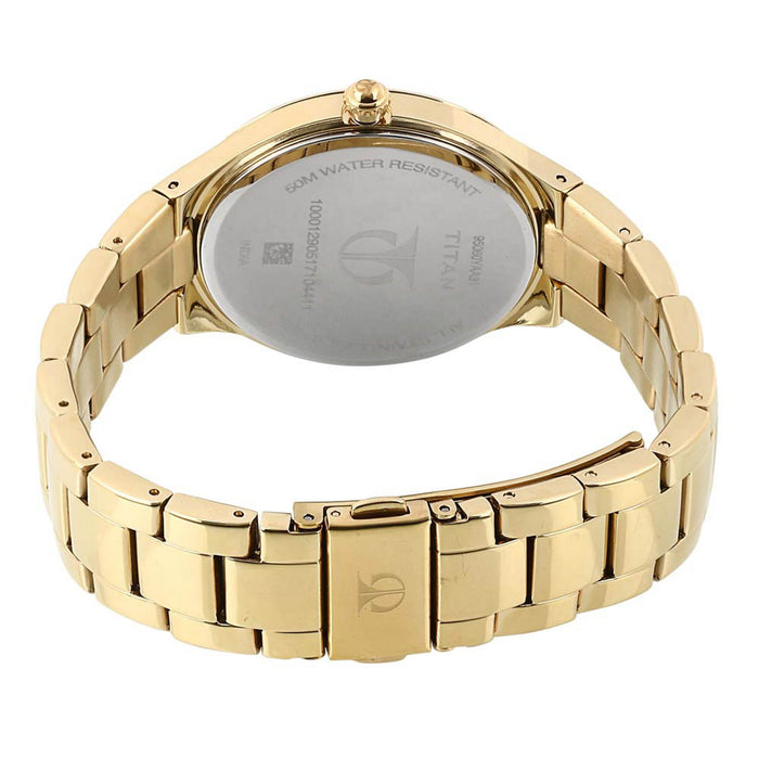 Titan Purple Whimsy Green Dial Analog Watch for Women 95060YM01