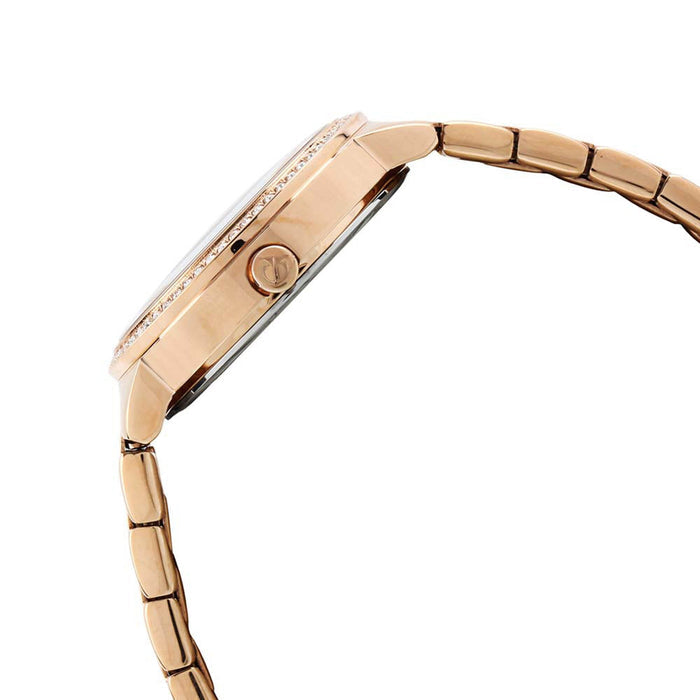 Titan Purple Whimsy Rose Gold Dial Multifunction Watch for Women 95058WM02