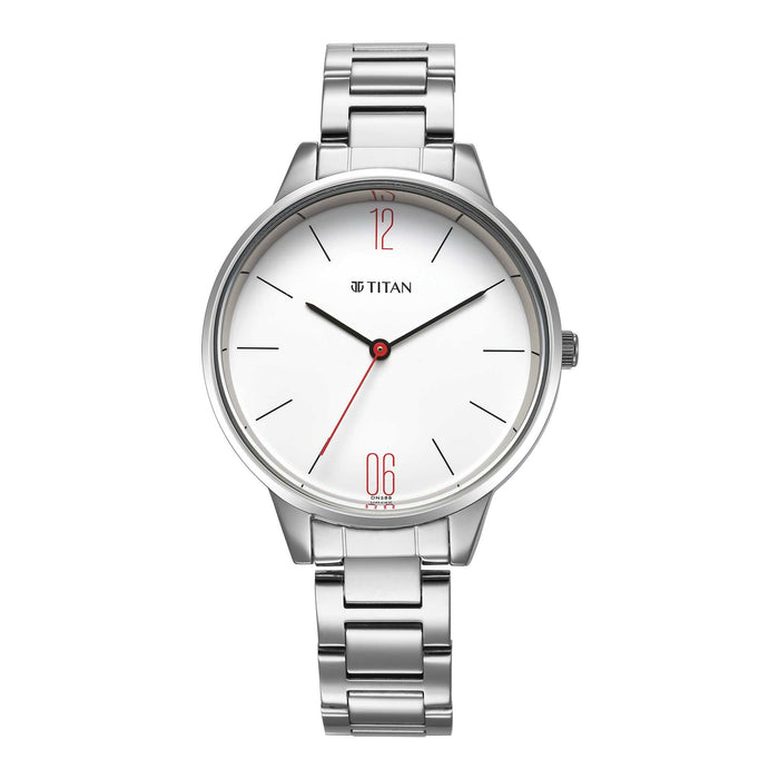 Titan Quartz Analog Black Dial Watch for Women 2648SM09
