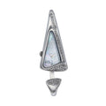 Titan Quartz Analog Mother of Pearl Dial Metal Strap Watch for Women 9763SM02
