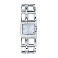 Titan Quartz Analog Silver Dial Stainless Steel Strap Watch for Women 9860SM01