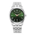 Titan Quartz Analog with Date Green Dial Stainless Steel Strap Watch for Men 1823SM04
