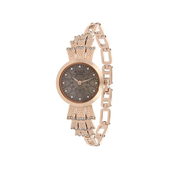 Titan Raga Aurora Grey Dial Analog Watch for Women 95044WM01