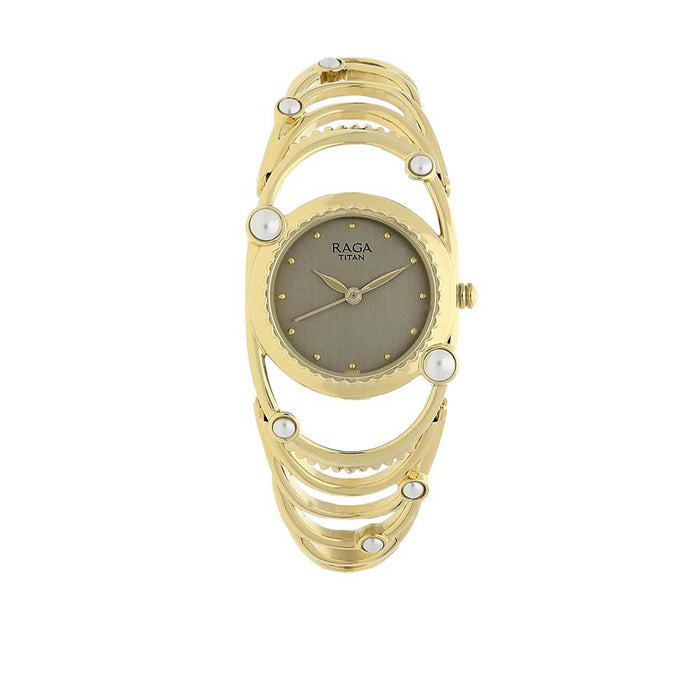 Titan Raga Aurora Grey Dial Analog Watch for Women 95049YM01