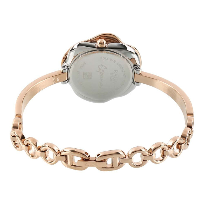 Titan Raga Espana Flor by Titan Mother of Pearl Dial Analog Watch for Women 95057KM01