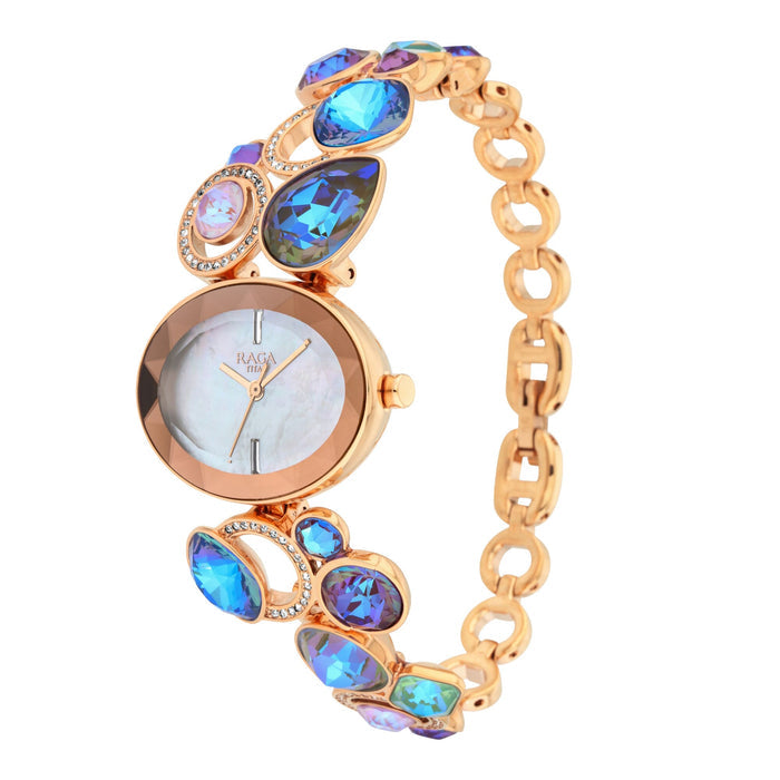 Titan Raga Moments of Joy Analog White Dial Women's Watch-95126WM01 95126WM01
