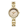 Titan Raga Showstopper Quartz Analog Golden Dial Metal Strap Watch For Women 95305YM01
