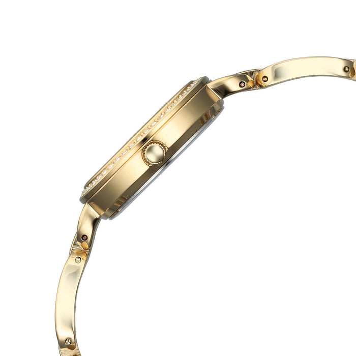 Titan Raga Showstopper Quartz Analog Golden Dial Metal Strap Watch For Women 95305YM01