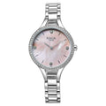 Titan Raga Showstopper Quartz Analog Mother Of Pearl Dial Metal Strap Watch for Women