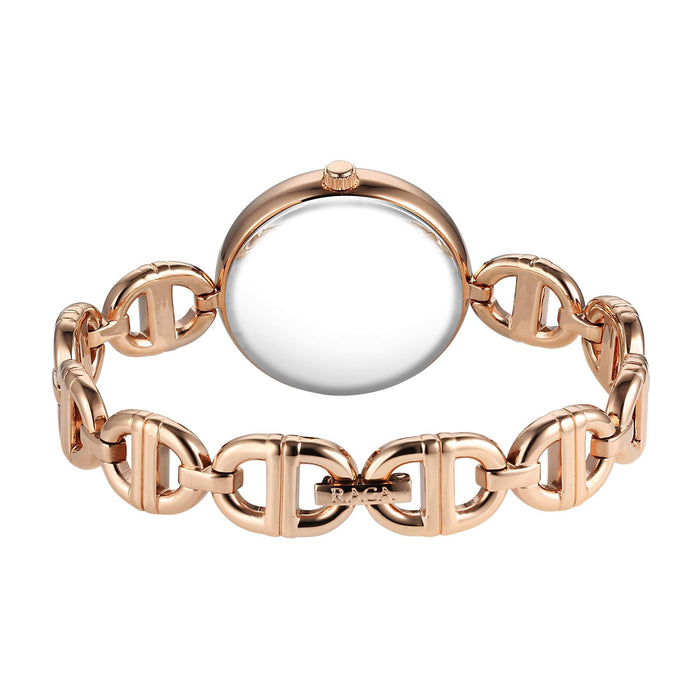 Titan Raga Showstopper Quartz Analog Rose Gold Dial Metal Strap Watch For Women 95353WM01