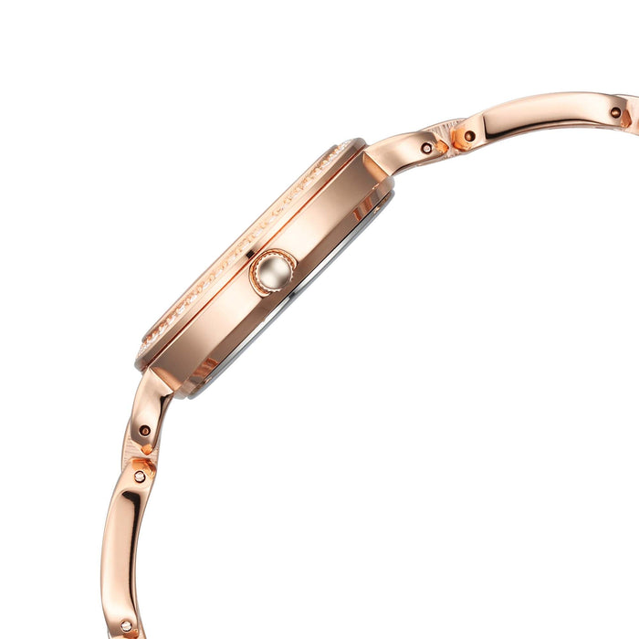 Titan Raga Showstopper Quartz Analog Rose Gold Dial Metal Strap Watch For Women 95305WM01