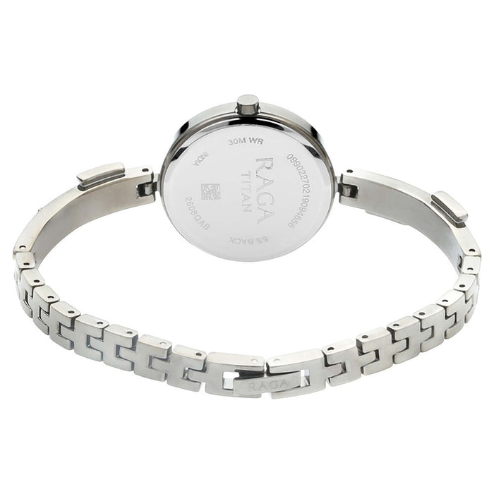 Titan Raga Viva Mother of Pearl Dial Metal Strap Watch 2606SM03