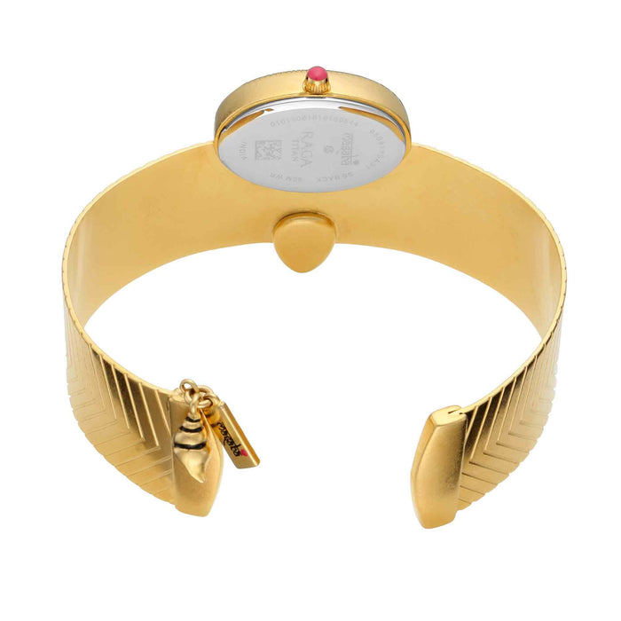 Titan Raga X Masaba Mother of Pearl Dial Women Watch With Metal Strap 95091YM01