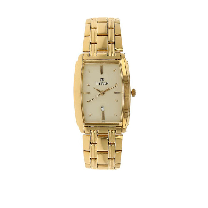 Titan Royal Analog Beige Dial Men's Watch NM1163YM02/NN1163YM02